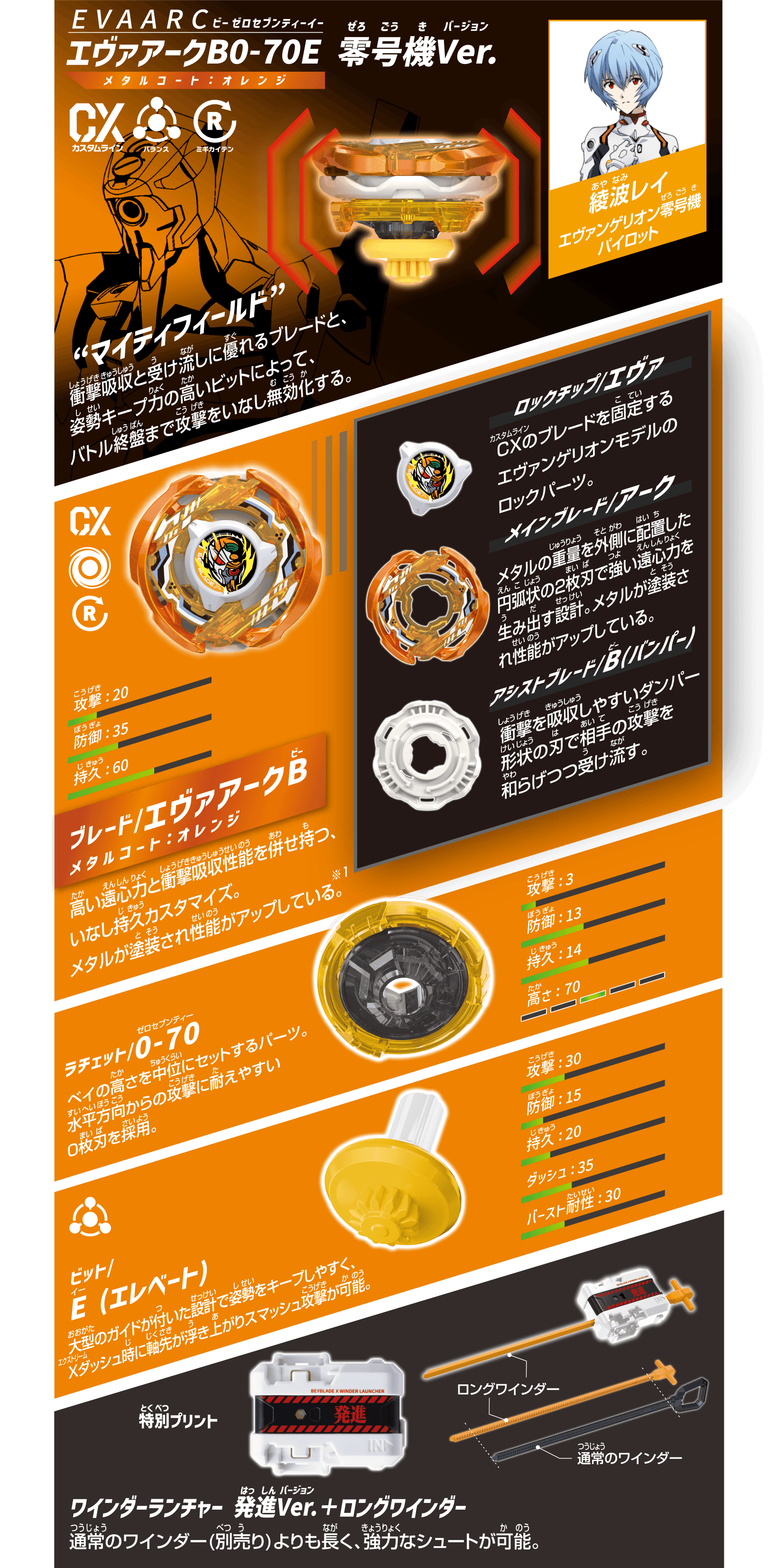 タカラトミーモール・EVANGELION STORE 限定 BEYBLADE X CX-00 