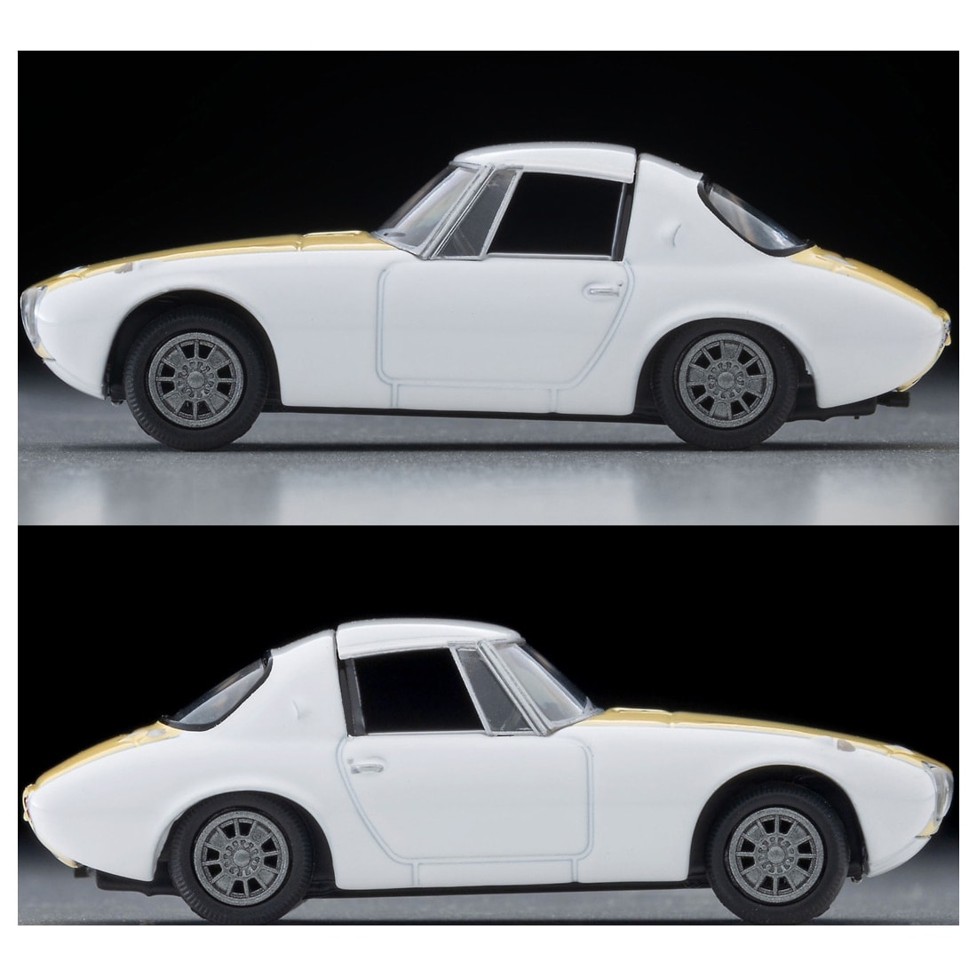 トミカリミテッドヴィンテージ LV−215b トヨタ スポーツ800 カスタムカラー仕様 (白/黄) 65年式