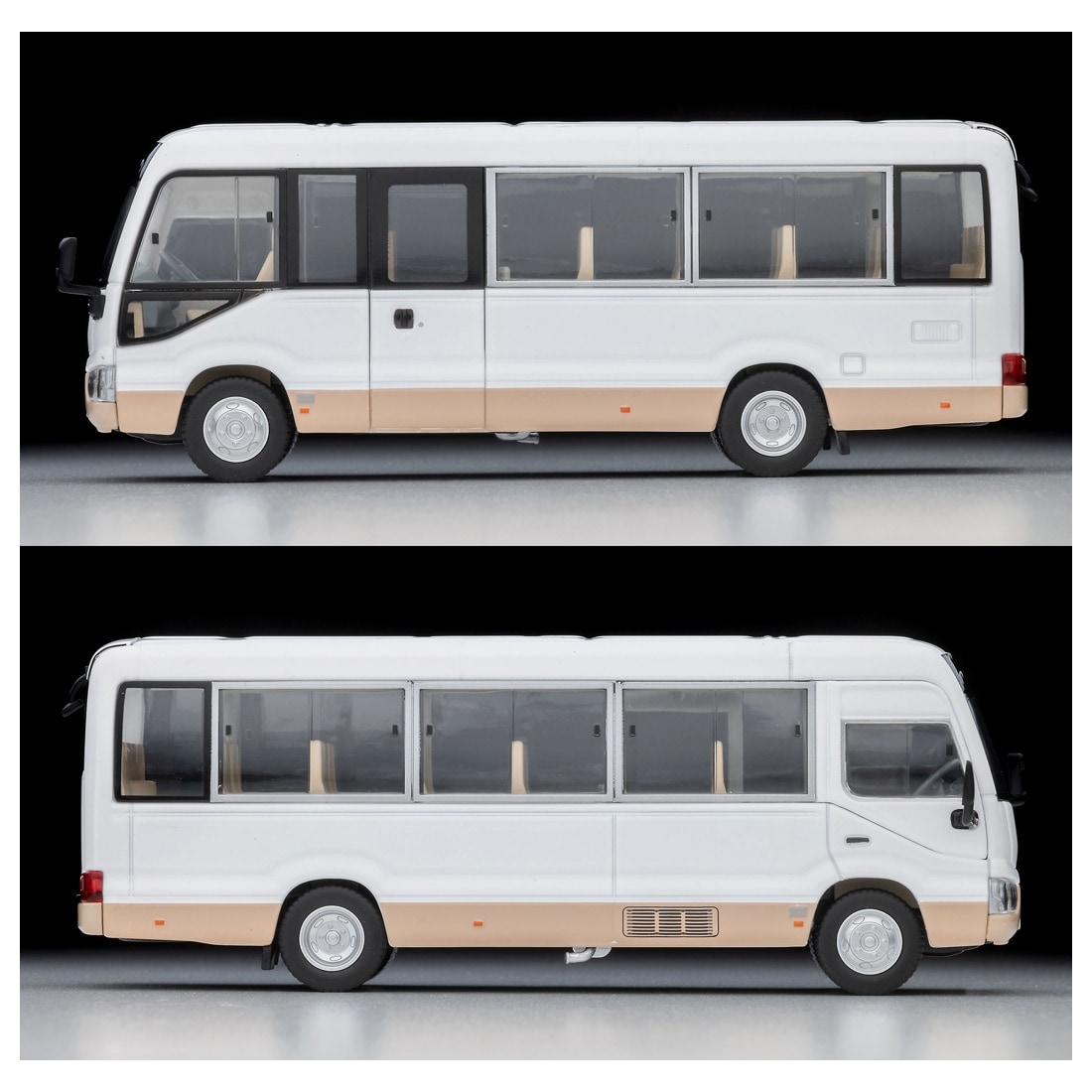 トミカリミテッドヴィンテージネオ LVーN 294d トヨタ コースター LX (白/ベージュ)