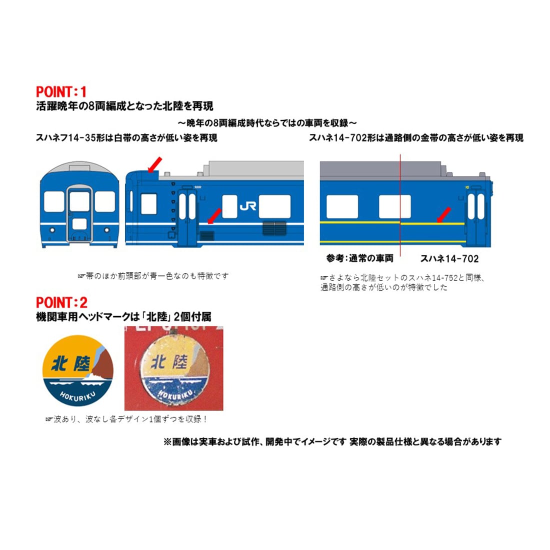 JR 14系14形特急寝台客車(北陸)セット