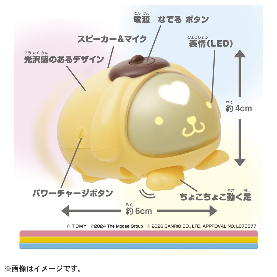 マイクロペット サンリオキャラクターズ ポムポムプリン