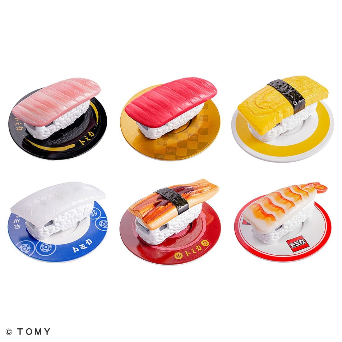 【6種 x 合計30皿】トミカ 寿司トミカ 其の一 x 30貫セット