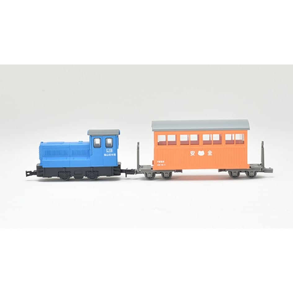 鉄道コレクション ナローゲージ80 猫山森林鉄道 ディーゼル機関車(青色)+客車 2両セットD