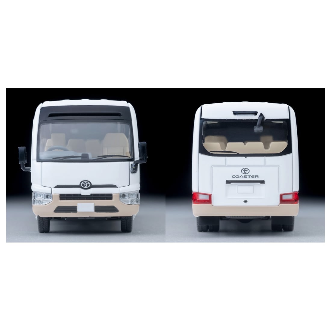 トミカリミテッドヴィンテージネオ LVーN 294d トヨタ コースター LX (白/ベージュ)