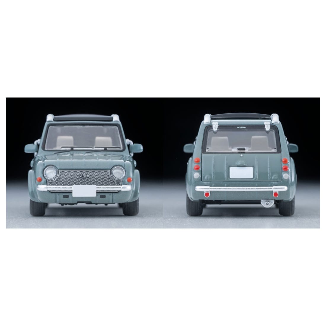 TOMICA Limited Vintage Neo LV-N394b Nissan PAO Canvas Top (Olive Gray) 1989 Model