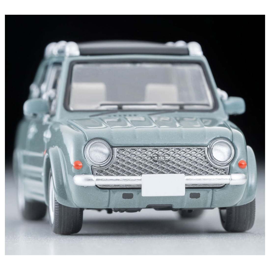 TOMICA Limited Vintage Neo LV-N394b Nissan PAO Canvas Top (Olive Gray) 1989 Model