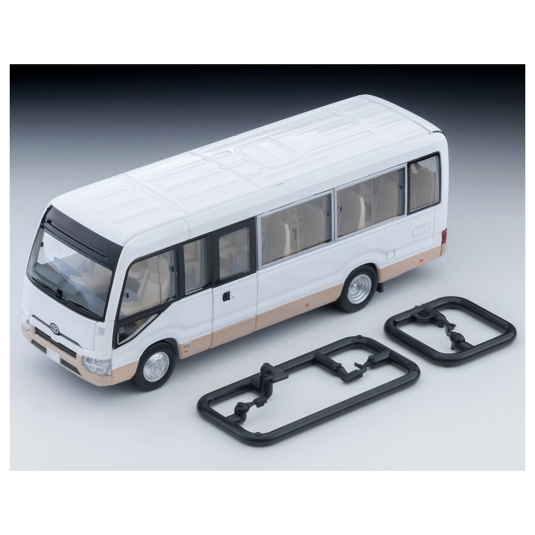 トミカリミテッドヴィンテージネオ LVーN 294d トヨタ コースター LX (白/ベージュ)