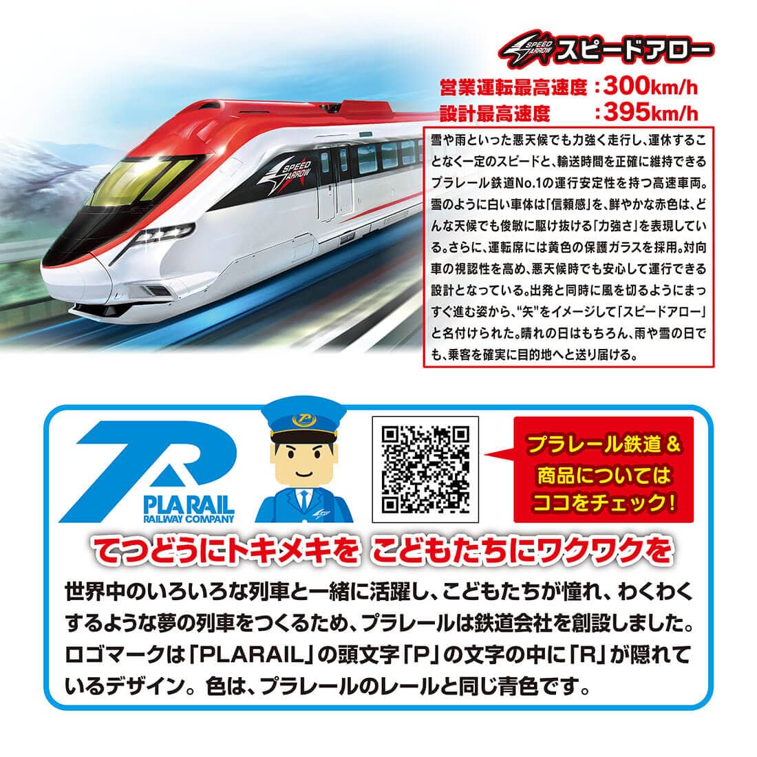 プラレール鉄道 スピードアローについて