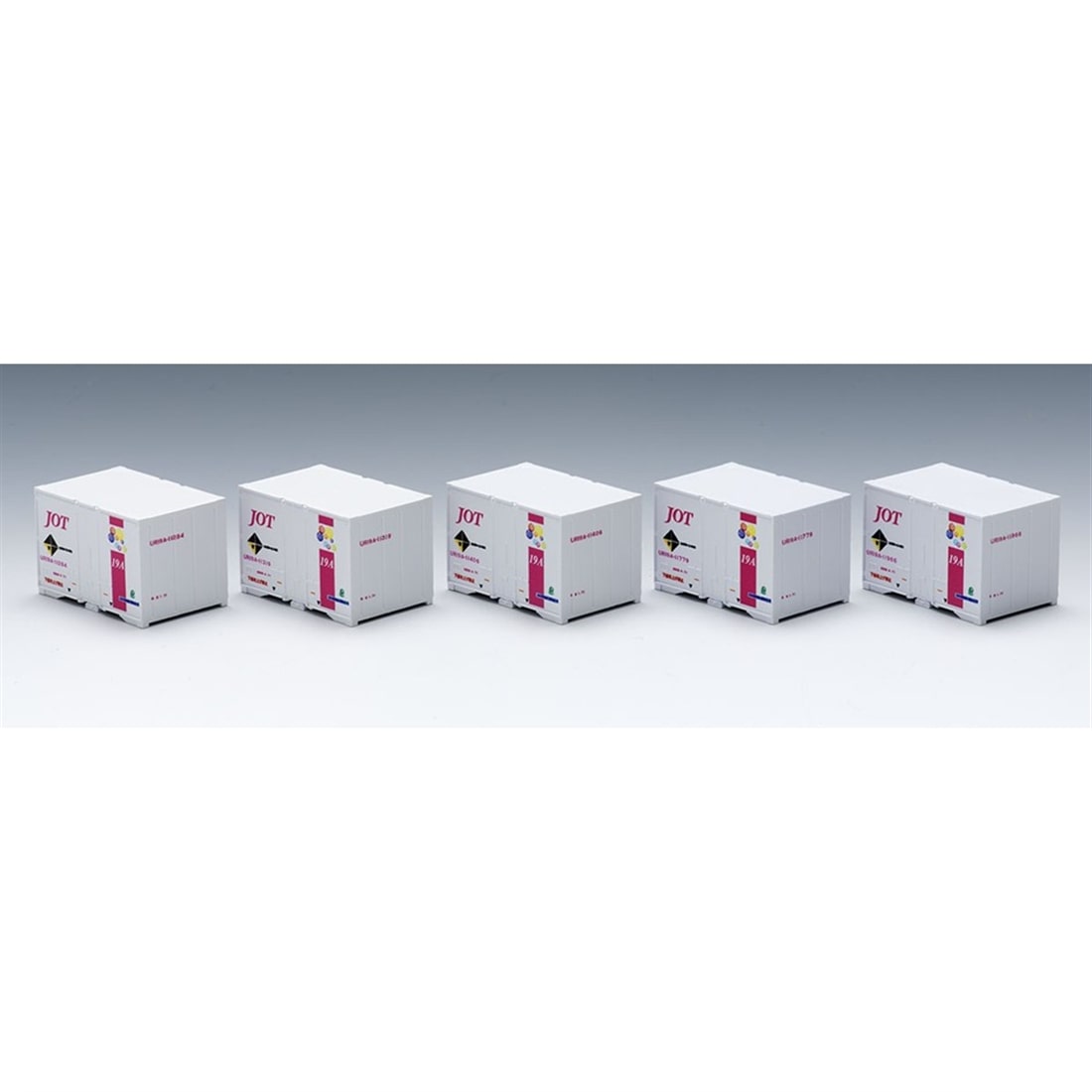 Privately owned UR19A-10000 type container (Nippon Oil Transportation, pink, 5 pieces)