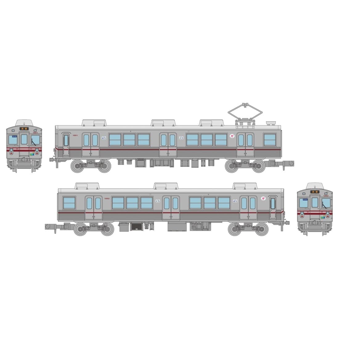 鉄道コレクション 水間鉄道1000形2両セットB