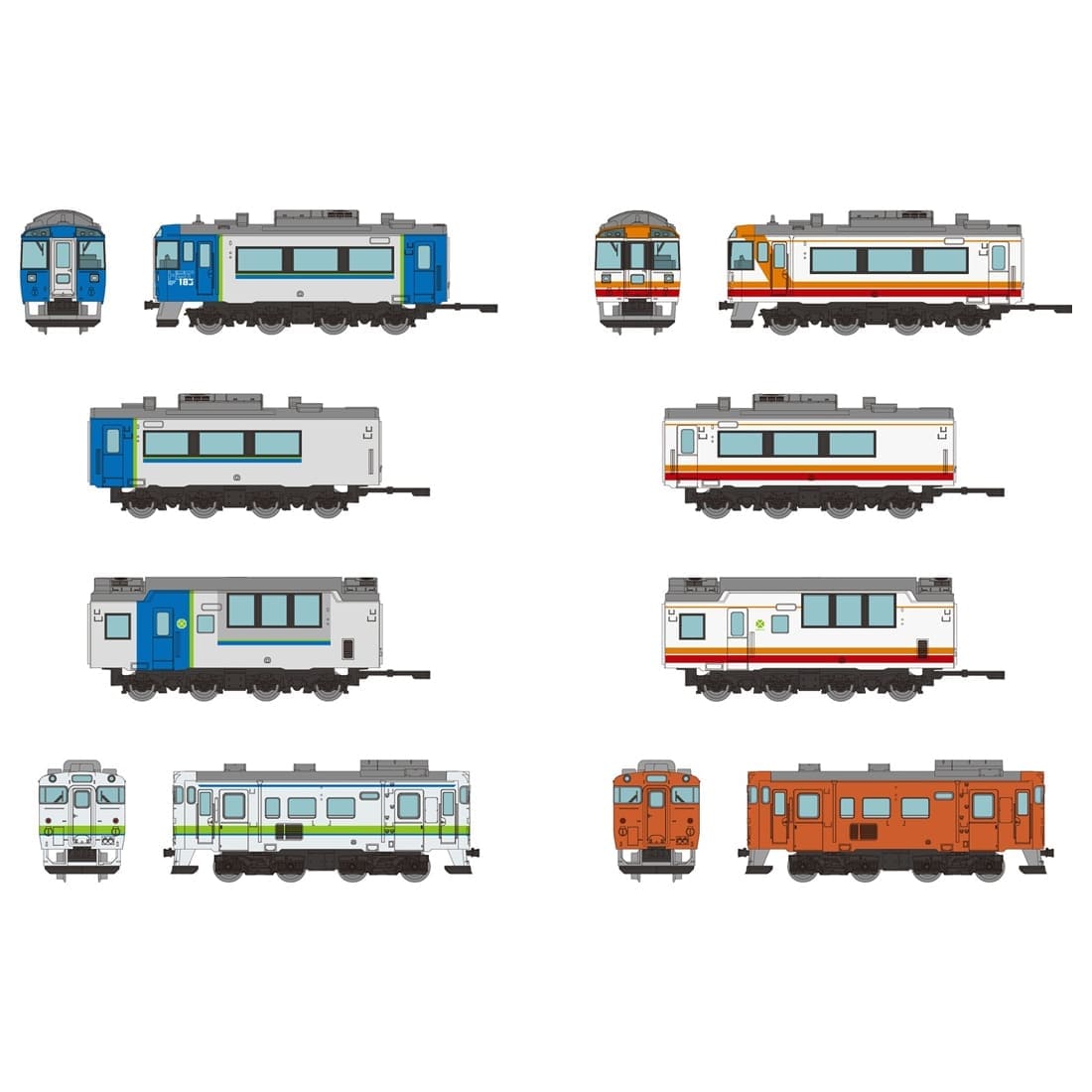 鉄コレポケット 第4弾 北の大地の気動車編 (1BOX:10個入)