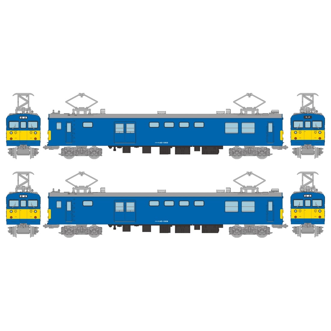 鉄道コレクション JRクモヤ145形1000番代 2両セットA