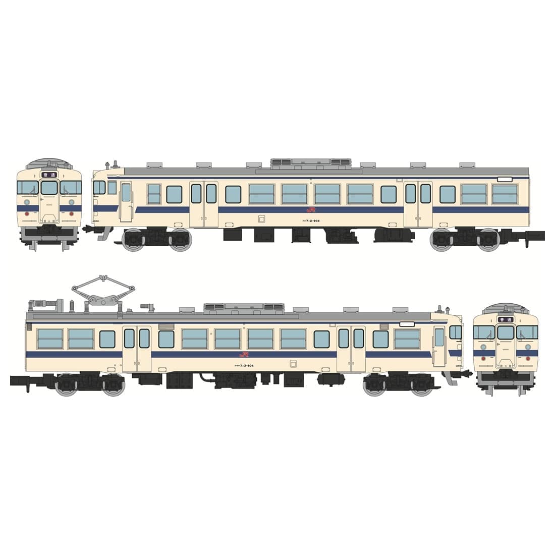 �S���R���N�V���� JR713�n900�ԑ�(��B�F) 2���Z�b�g