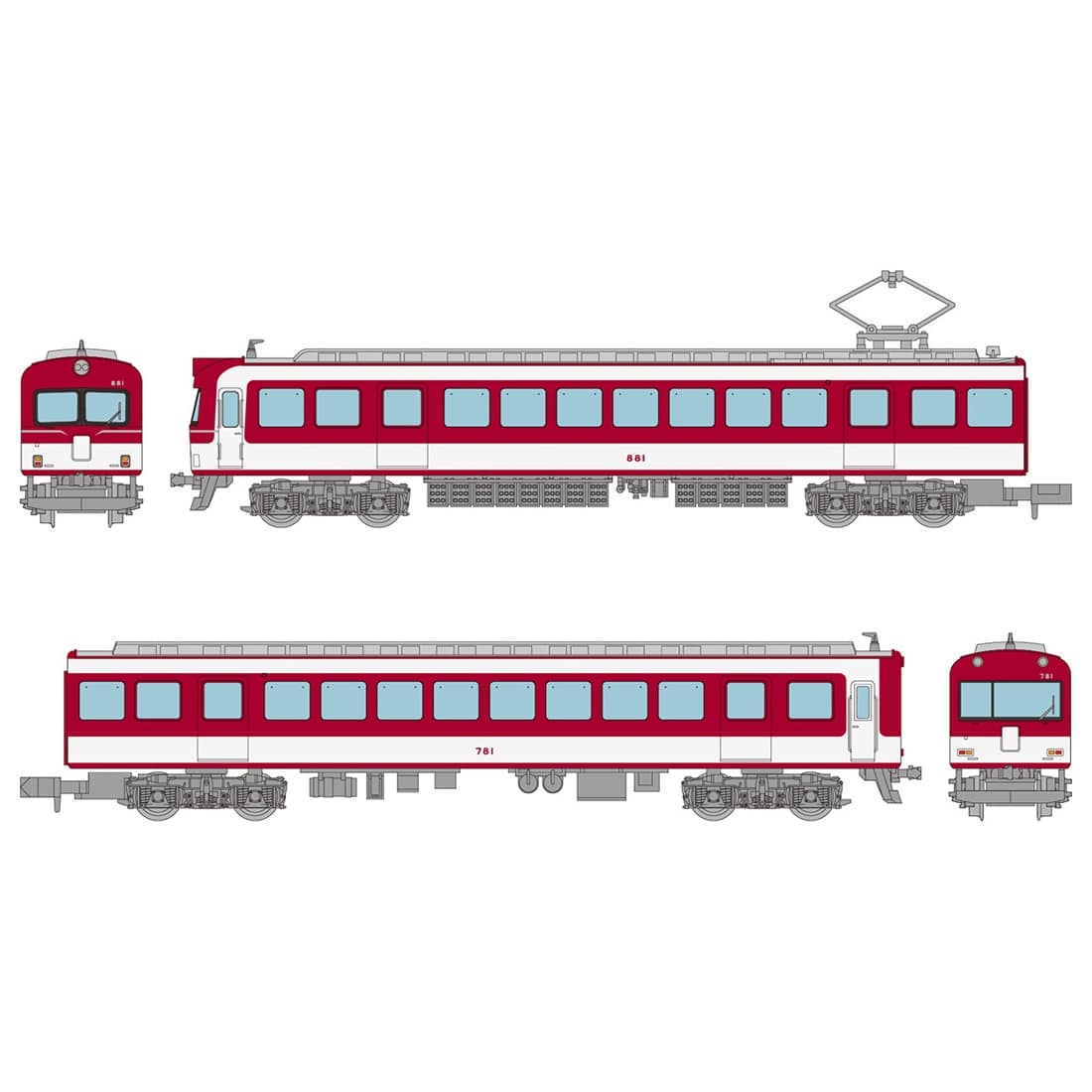 鉄道コレクション 近畿日本鉄道880系 2両セット