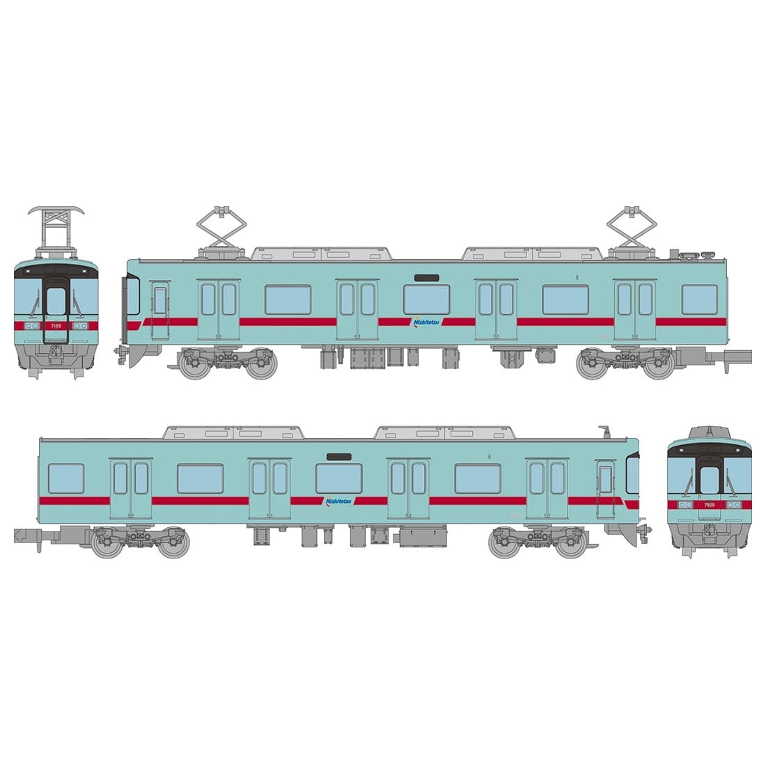 鉄道コレクション 西日本鉄道7000形 2両セット