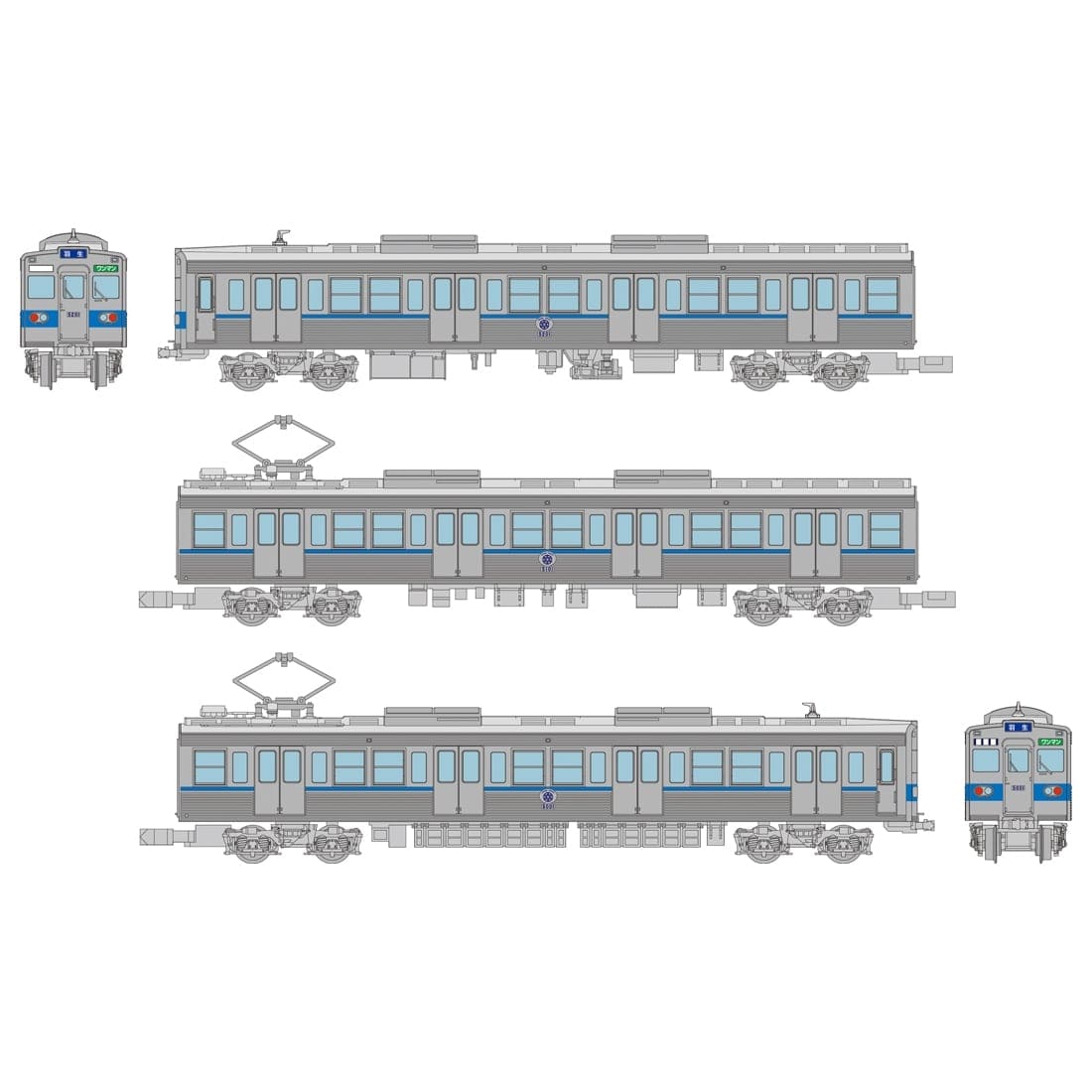 鉄道コレクション 秩父鉄道5000系(5001編成)3両セットA