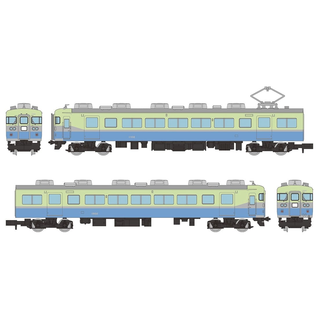 鉄道コレクション 伊豆急行1000系(1102編成) 2両セット