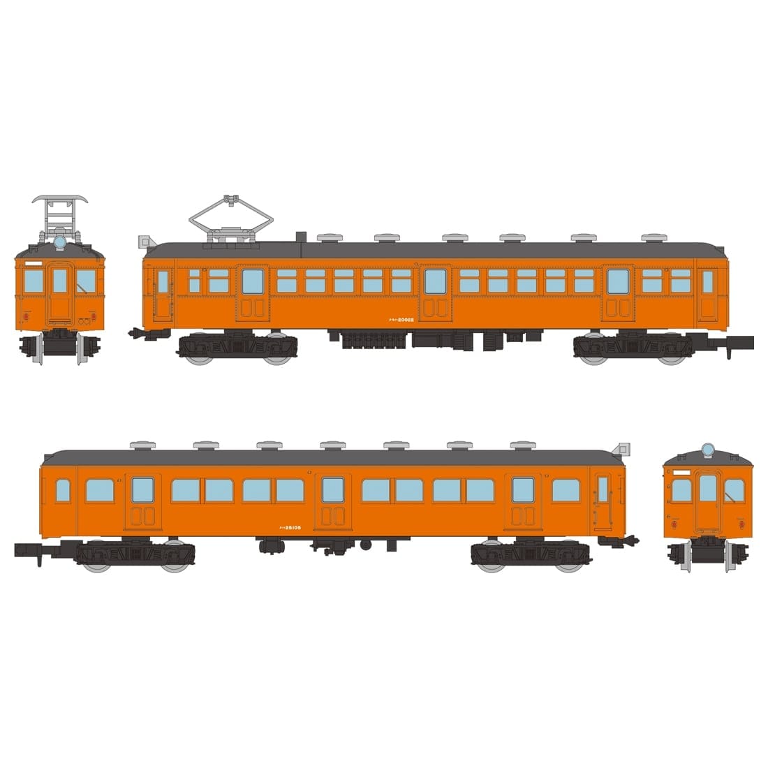 鉄道コレクション 国鉄クモハ20形・クハ25形 (阪和線)2両セット