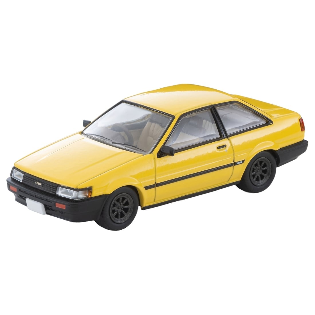 トミカリミテッドヴィンテージネオ LV−N284f トヨタ カローラ レビン 2ドア GT RSワタナベホイール装着車(黄)83年式