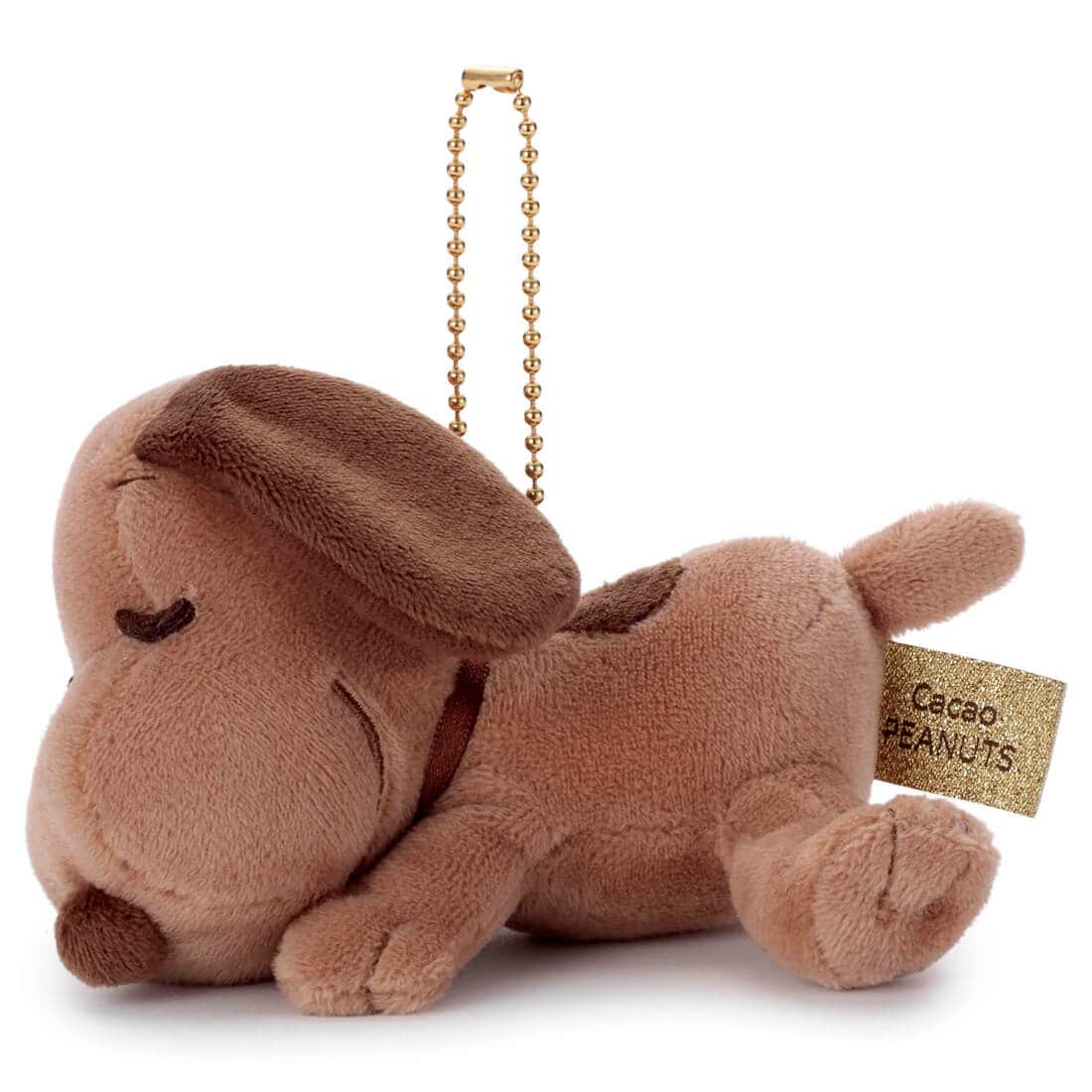 ピーナッツ Cacao すやすやフレンド ボールチェーンマスコット スヌーピー(ビター)