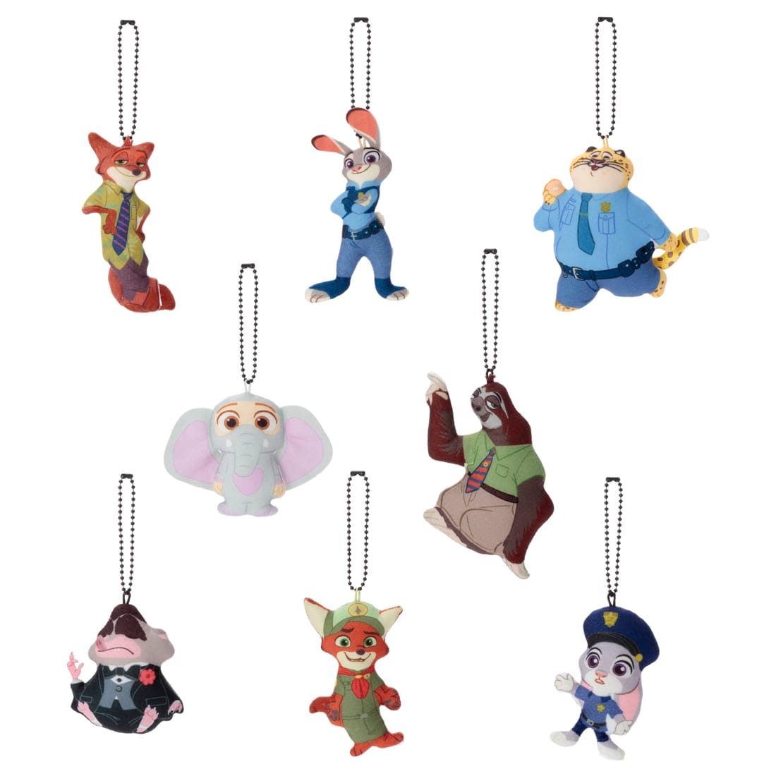 ディズニーキャラクター ズートピア ぬいぐるみミニマスコット