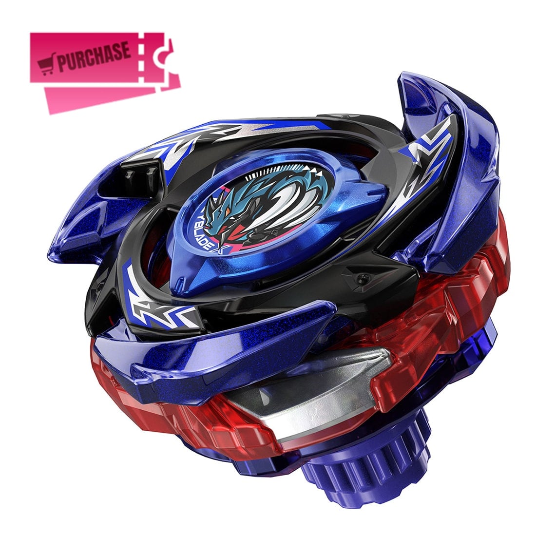 【アプリ・イベント限定】BEYBLADE X CX-00 ブースター ドレイクブレイブG4-70I メタルコート:ブルー【レアベイ購入チケット対象】