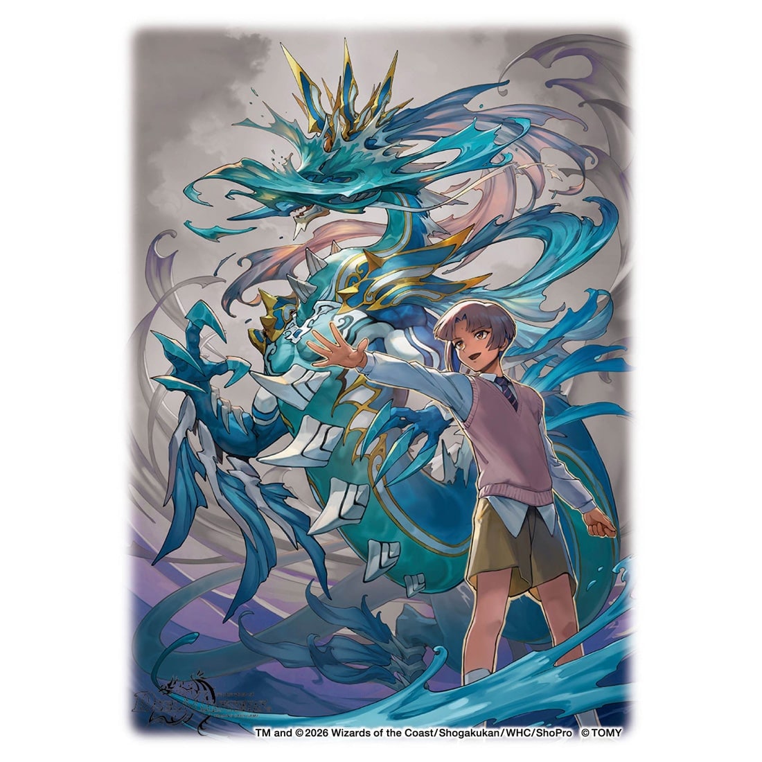 デュエル・マスターズ DXカードスリーブ 瀑水神 ミヅハノオオミカミ+ロスト