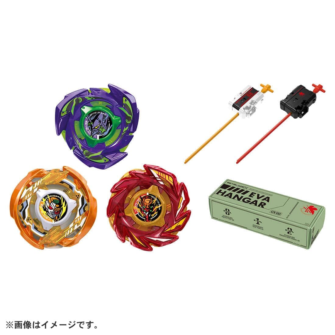 タカラトミーモール・EVANGELION STORE 限定 BEYBLADE X CX-00 エヴァンゲリオンデッキセット