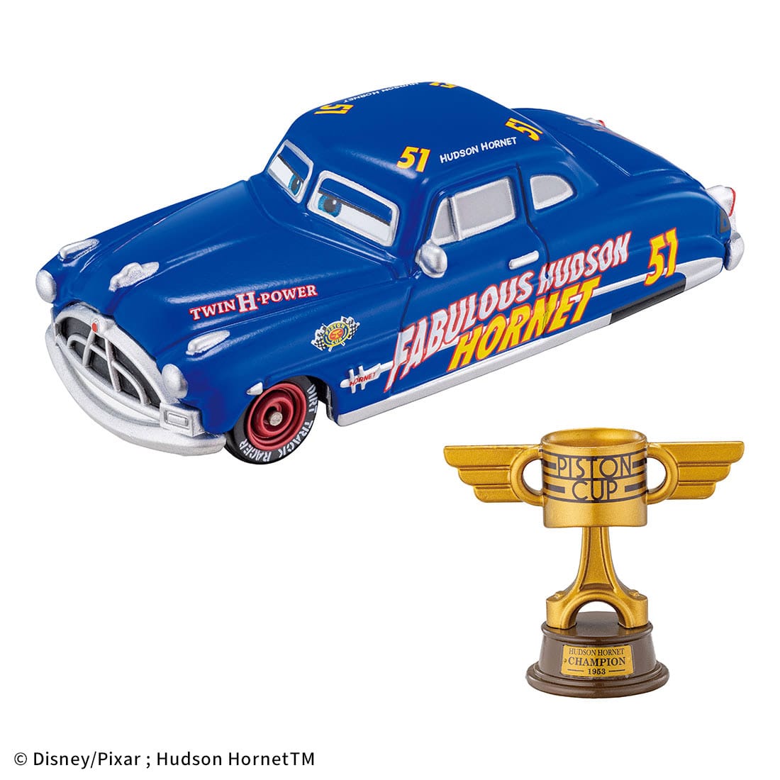 TAKARATOMY MALL Original Cars TOMICA Dock Hudson with Piston Cup (Lightning McQueen Day 2026 Special Edition)