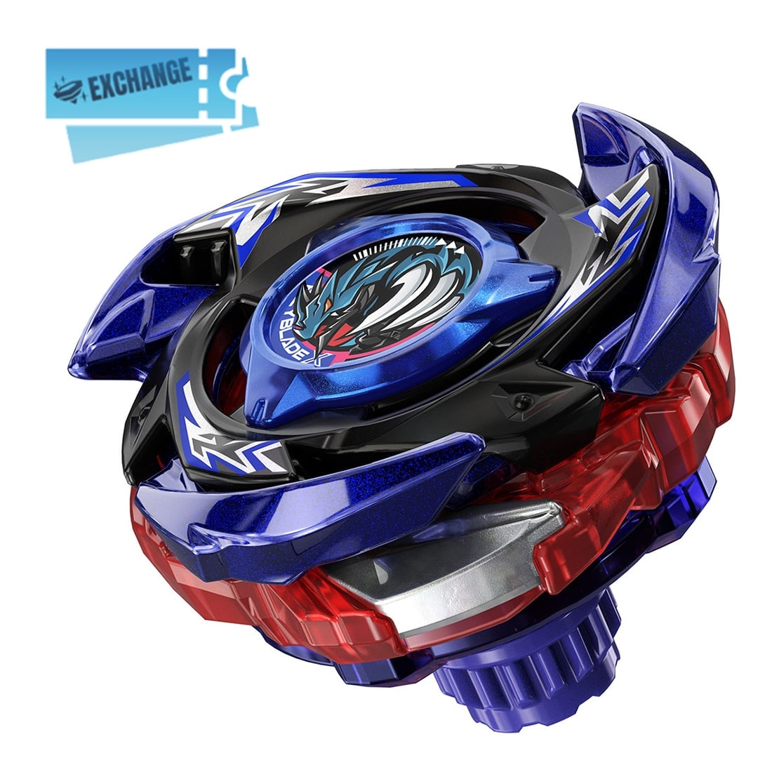 BEYBLADE X CX-00 ドレイクブレイブG4-70I メタルコート:ブルー【レアベイ交換チケット対象】