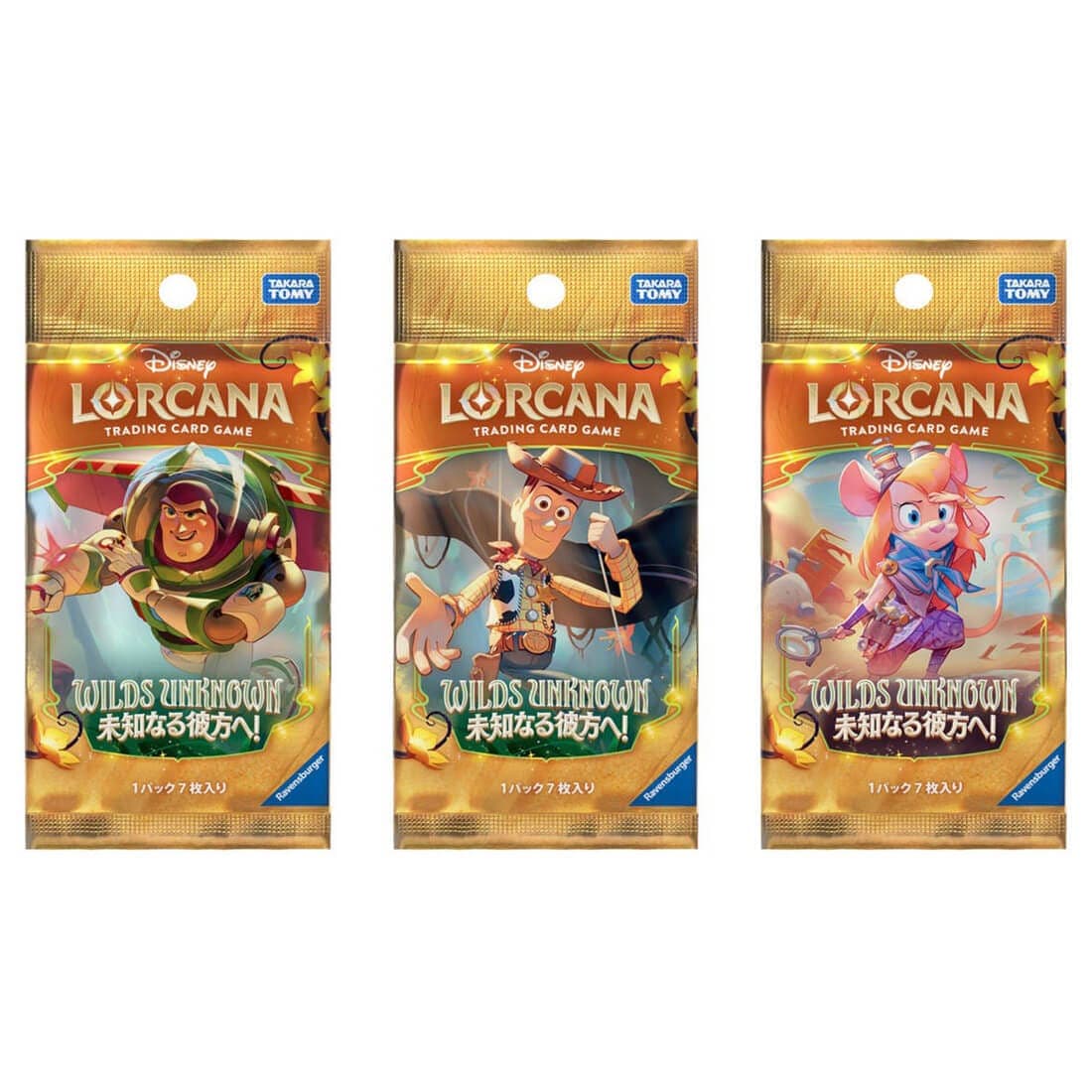 Disney ・Lorcana TCG Japanese Edition Booster Pack WILDS UNKNOWN Into the Unknown!