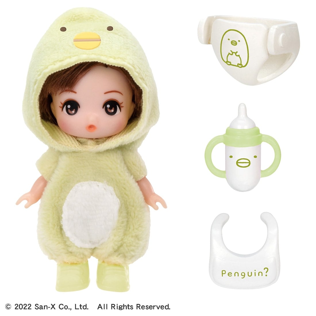 リカちゃん LD-32 ぺんぎん? だいすきげんくん｜ドール｜限定品や新作も。おもちゃ・グッズの通販ならタカラトミーモール【タカラトミー公式】