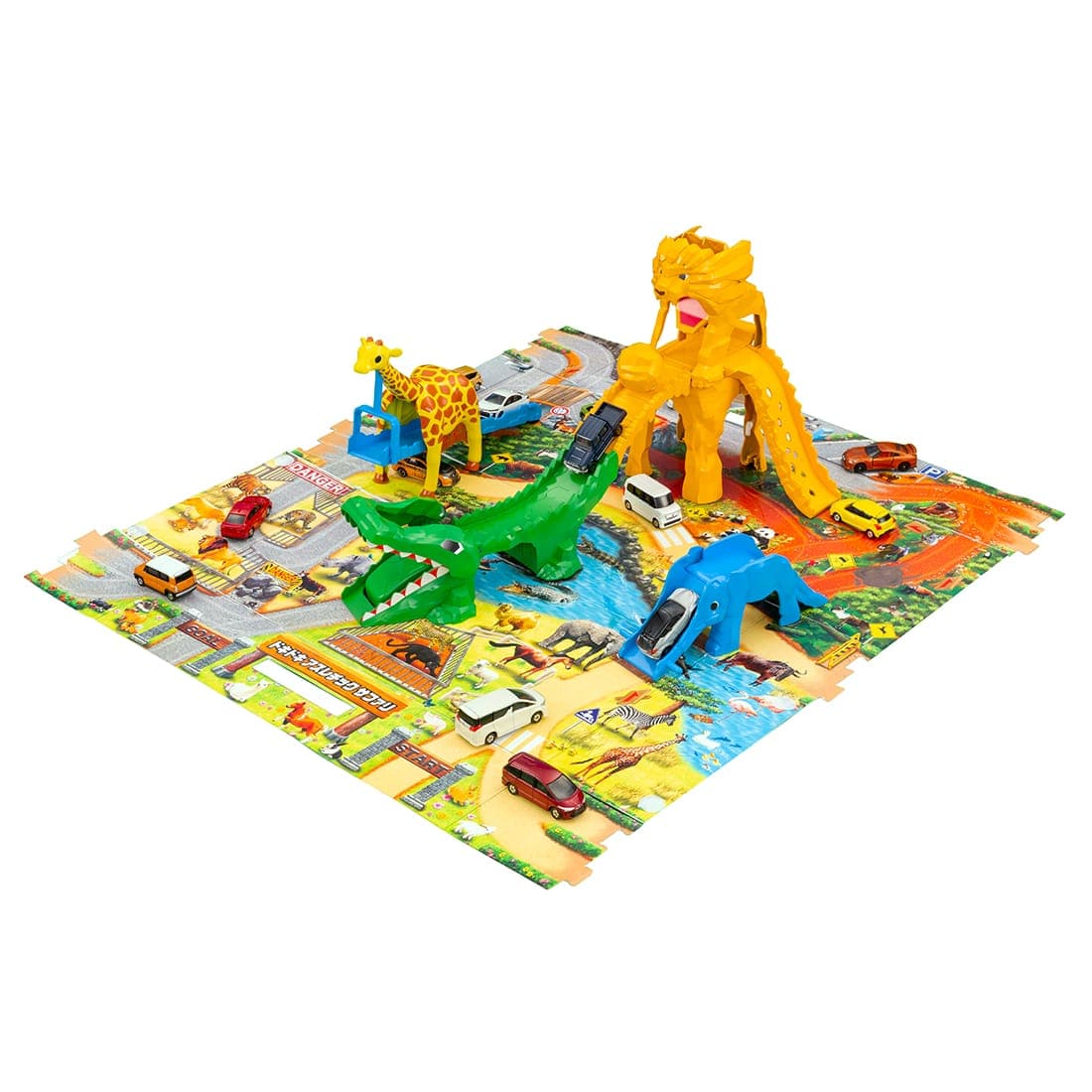 トミカ バッグに収納 ドキドキアスレチックサファリ トミカワールド 限定品や新作も おもちゃ グッズの通販ならタカラトミーモール タカラトミー公式