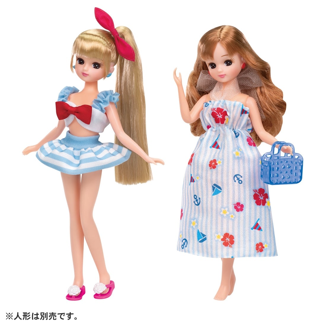 リカちゃん LW-13 マリンワンピ&セーラー水着セット|ドレス・小物 リカちゃん LW-13 マリンワンピ&セーラー水着セット|ドレス・小物