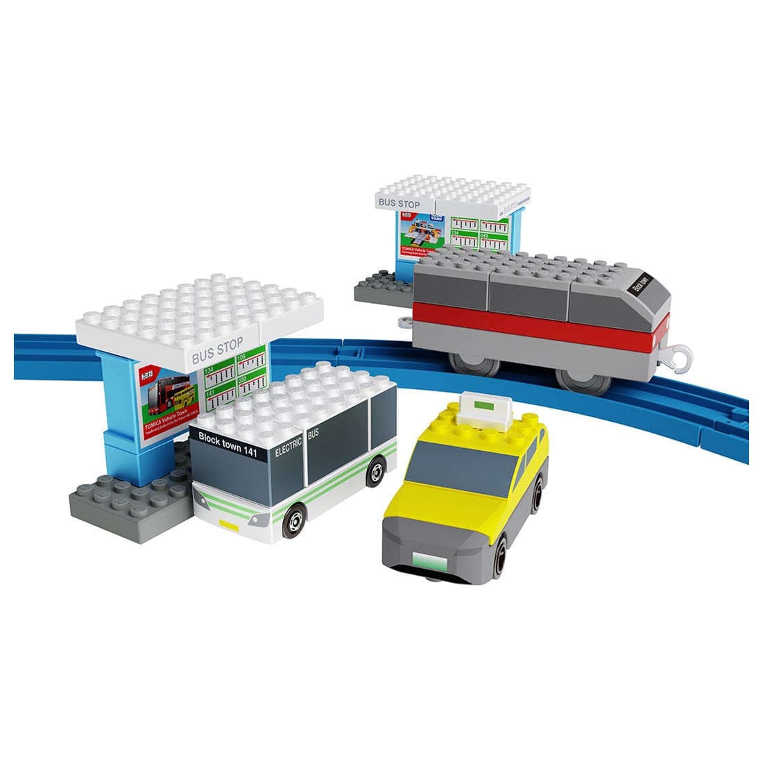 TOMICA PLARAIL blocks EV Mobility Set