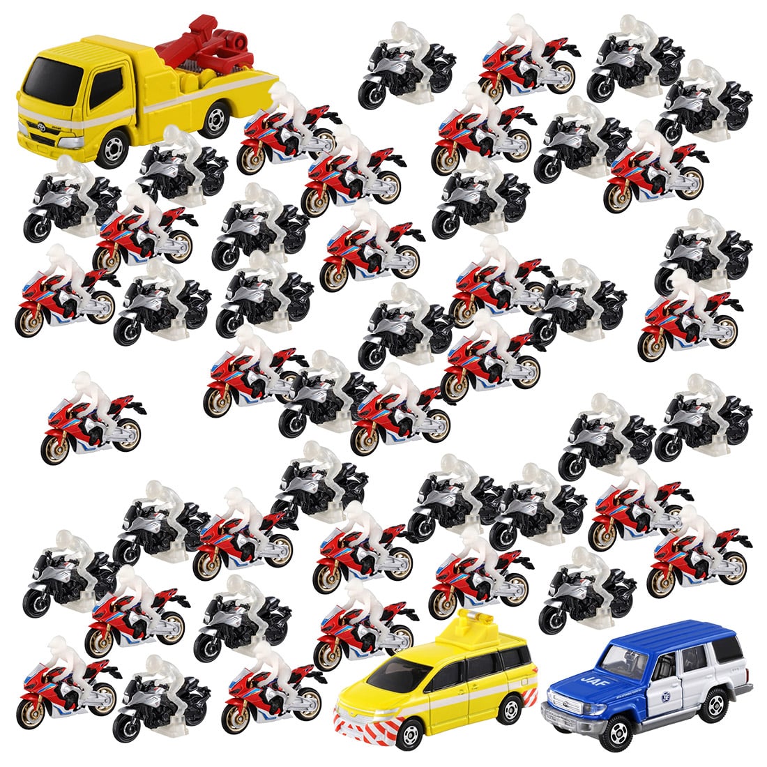 トミカ50周年 どこかの山のツーリング50台セット 定番トミカ 限定品や新作も おもちゃ グッズの通販ならタカラトミーモール タカラトミー公式