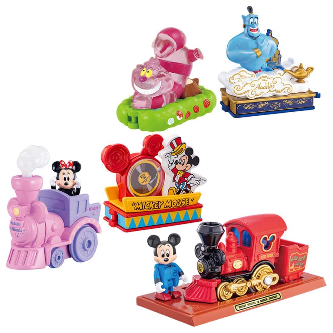 【特別販売ポイント20倍】　タカラトミーモールオリジナル ドリームトミカ SP ディズニーモータース ドリームジャーニー ミッキーマウス + ディズニートミカパレード4台セット