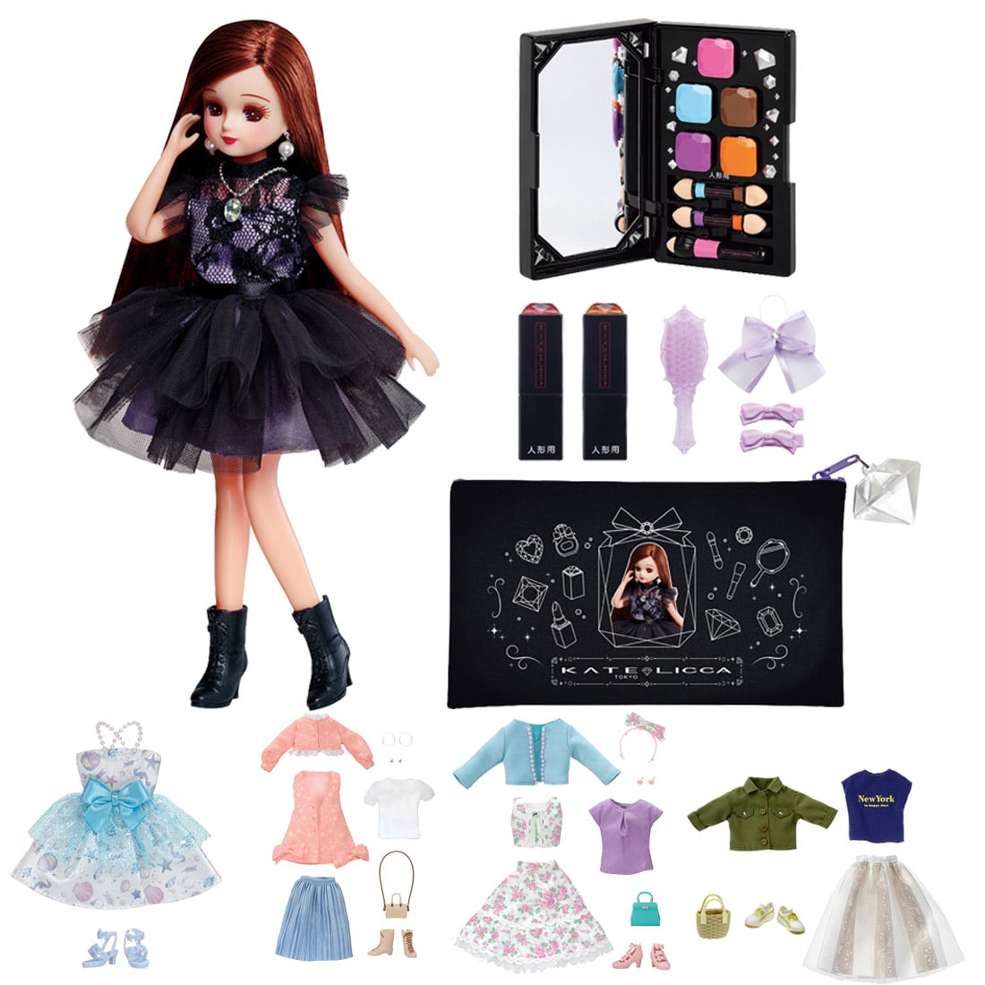 リカちゃん KATE LICCA -Make My Color- DX + ドレス4点セット｜ドール