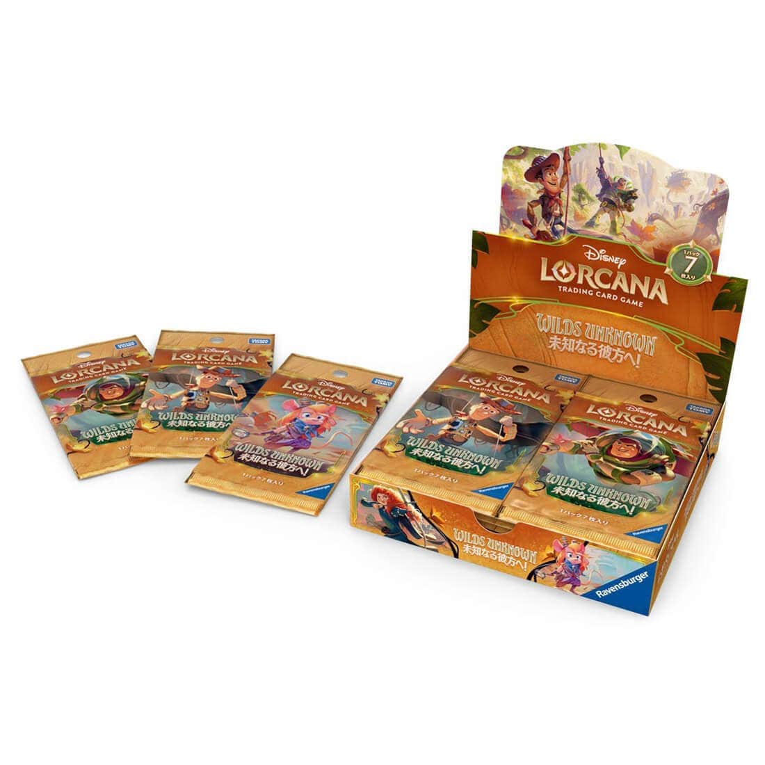 【BOX販売】ディズニー・ロルカナ・TCG 日本語版 ブースターパック WILDS UNKNOWN 未知なる彼方へ!