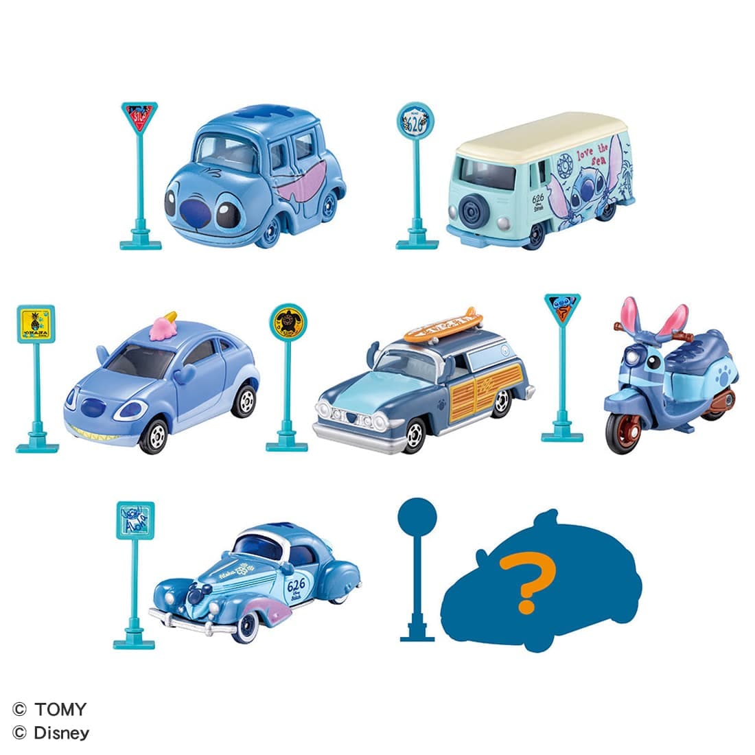 ドリームトミカ TOMICA TUNES DISNEY CHARACTERS Vol.3 STITCH COLLECTION DP-BOX