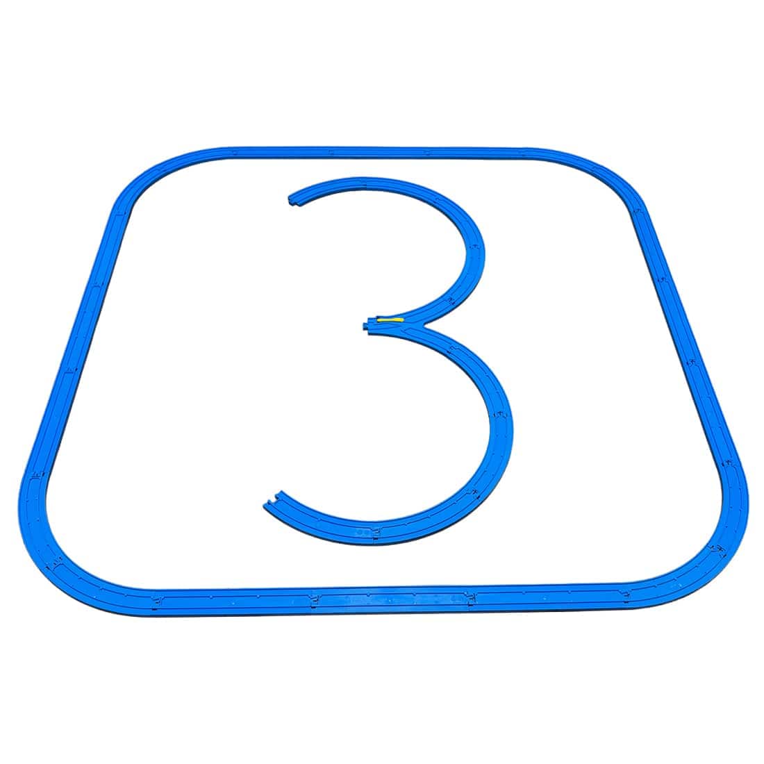【お誕生日に!】プラレール 「3」と外周レイアウトセット【好きな車両も走らせよう!】