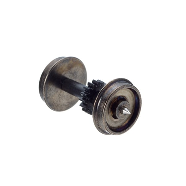 車輪 直径=10.7mm・ギア付(黒)
