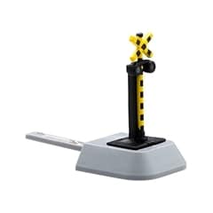 Feeder-type railroad crossing alarm