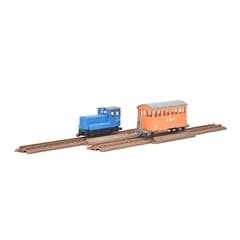鉄道コレクション ナローゲージ80 猫山森林鉄道 ディーゼル機関車(青色)+客車 2両セットD