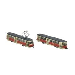 Railway Collection Dresden Tram Tatra T4+B4 Type 2 Car Set E