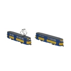 Railway Collection Leipzig Tram Tatra T4+B4 Type 2 Car Set F