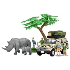 海洋堂×トミカリミテッド ヴィンテージ ジオコレ64 #カースナップ31a サファリ3 (トヨタ ランドクルーザー60付属)