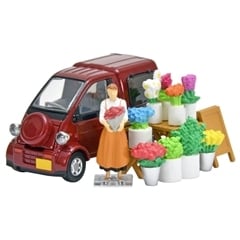 ジオコレ64 ＃カースナップ 17b 花屋2 (ダイハツ ミゼットII カーゴ 付属)