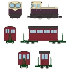 鉄コレナロー80 木曽森林鉄道タイプ ディーゼル機関車＋客車＋制動車
