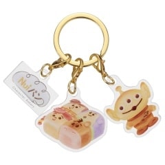 ピクサーキャラクター Nuiパン 3連アクリルキーホルダー キャラクターパン(エイリアン) ちぎりパン(ウッディ･バズ･ジェシー･ブルズアイ)